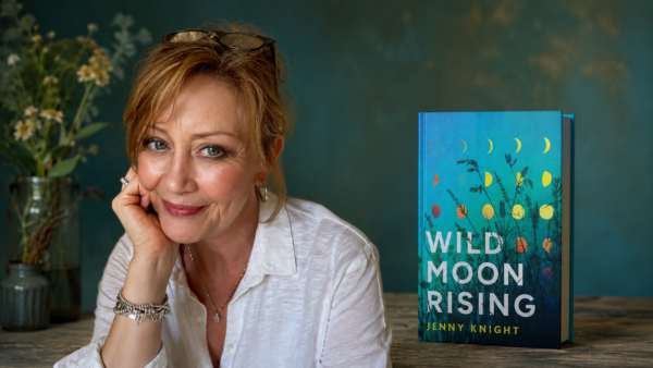 Jenny Knight with Wild Moon Rising book cover for Rejection, Resilience and the Writer’s Submission Toolkit