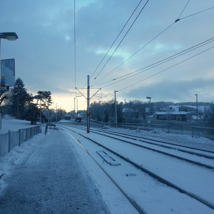 Slow Train in Winter