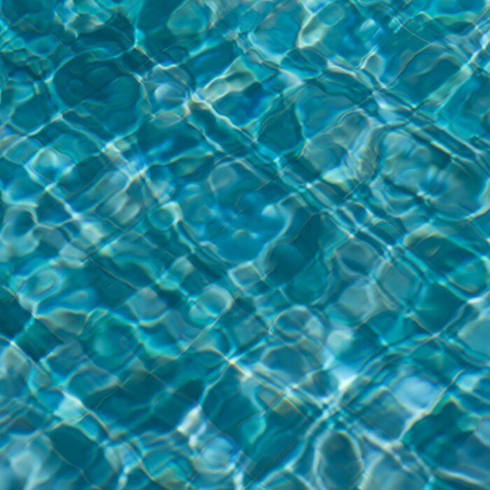 A diving board above an empty pool, late-day light turning the scene quiet and tense.
