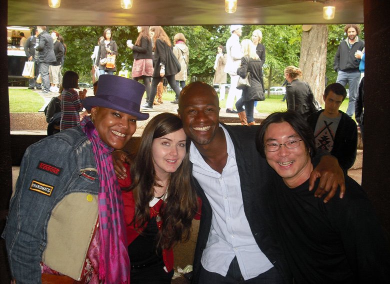 Charlene Soraia performing at a Litro Live Serpentine Gallery Summer Pavilion event.