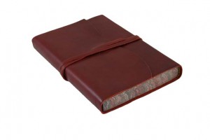 Black Papuro Roma Leather Journal Large