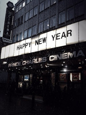 Prince Charles Cinema in the snow. © Prince Charles Cinema
