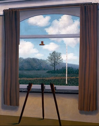 "The Human Condition", a 1933 painting by René Magritte.