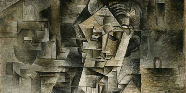 Portrait of Daniel-Henry Kahnweiler, 1910, Picasso