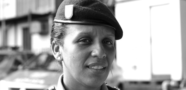 Major Priscilla Azevedo (Photo by Bruce Douglas).