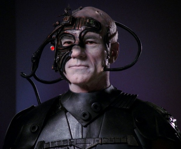 No-one is safe from the Borg's assimilation, as established in one of the series' most famous episodes. (Credit: Paramount)