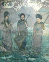 Les Mangeuses de Lotos, oil on canvas 144 x 163 cm