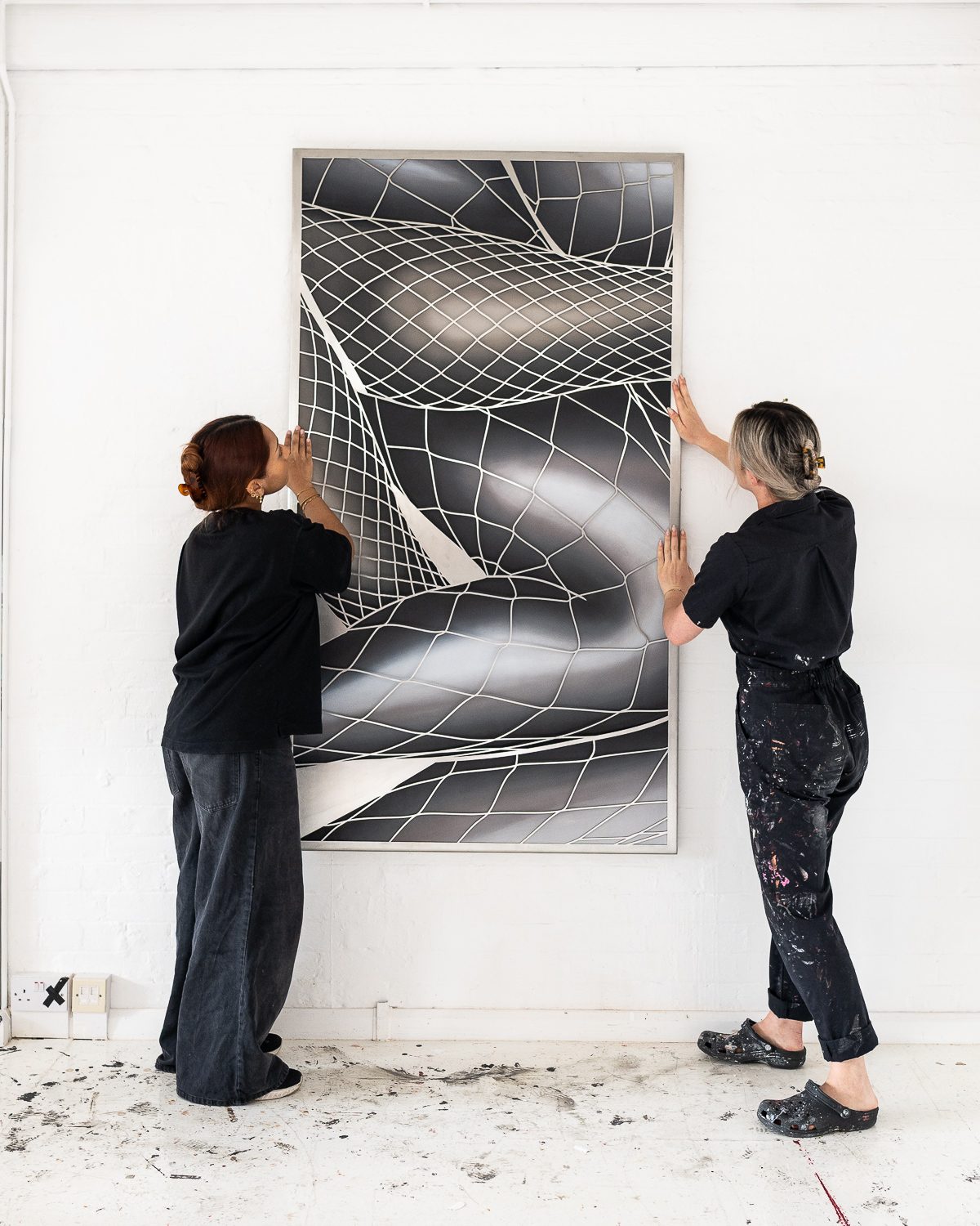 Installation view of work by Makiko Harris